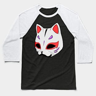 Neko mask 3 Baseball T-Shirt